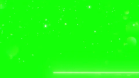 Abstract Green Screen Background with Floating Particles and Light Streak Видео 337761931
