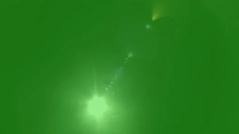Abstract green screen lens flare animation. Stock Footage 335704460