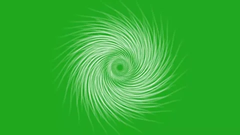 Abstract green screen streaks spinner animation with glowing lights Video stock 328596180