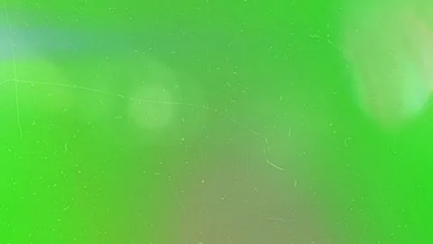Abstract green screen texture with retro vintage film grain and light leaks Stock Footage 338992838