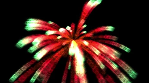 Abstract Green Screen video with Dynamic Dark Shapes Stock Footage 305972107