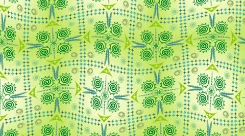 Abstract Green seamless background with waves Stock Footage 10805203