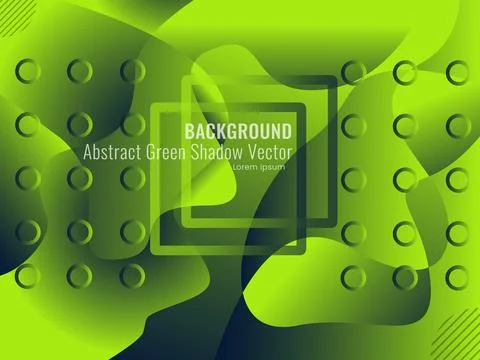 Abstract green shadow vector background Stock Illustration