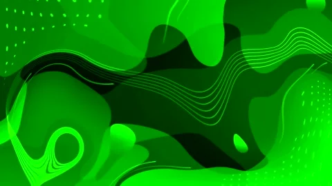 Abstract Green Shapes Design Stock Footage 289119565