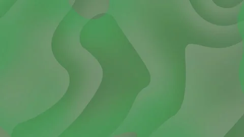Abstract Green Shapes Flowing Smoothly in Soft Gradient Background 스톡 동영상 333938533
