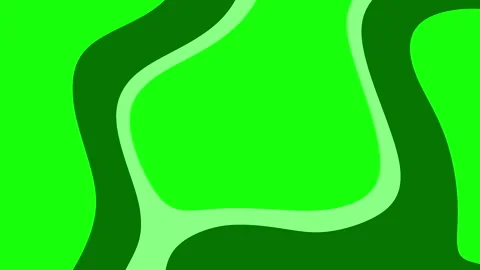 Abstract green shapes in various sizes and colors perfect for backgrounds Stock Footage 289503315