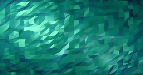 Abstract green silver low poly triangular mesh background 스톡 사진