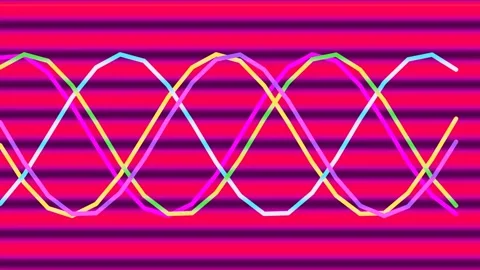 Abstract green sine wave motion graphic background for technology data flow.. Stock Footage 339779228