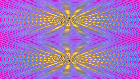 Abstract green sine wave pattern with repeating colorful glowing circles ba.. Stock Footage 336264101