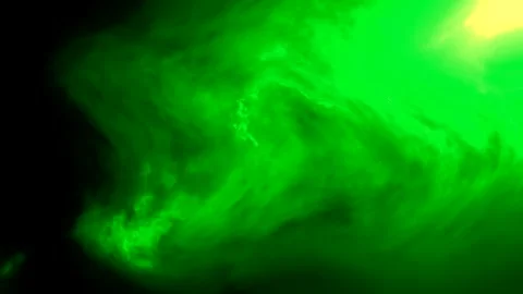 Abstract Green Smoke and Clouds Stock Footage 289124547