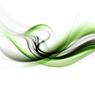 Abstract Green Smoke Background Illustrazione stock