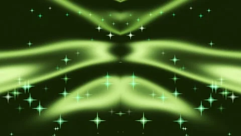 Abstract Green Sparkle Background Loop - A Mesmerizing Visual Journey. Stock Footage 332215098