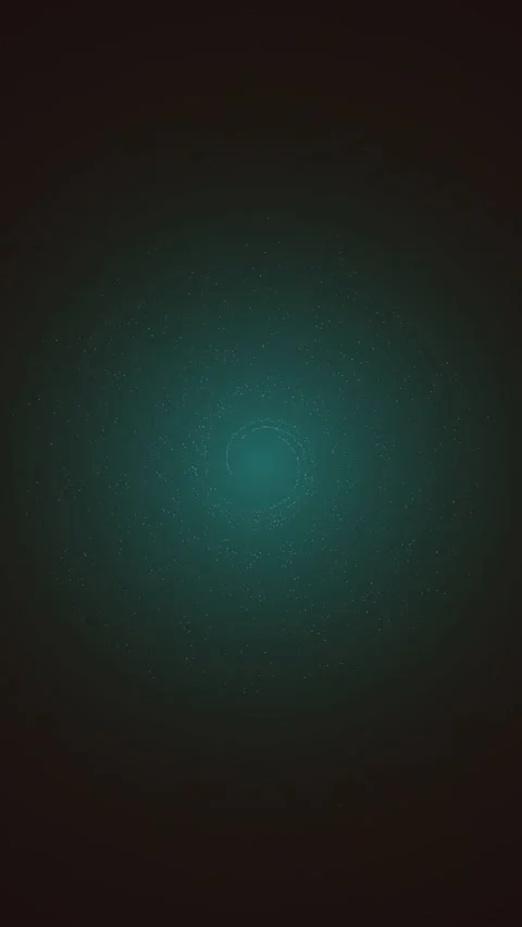 Abstract Green Spiral Dissolves to Black Stock Footage 327942227