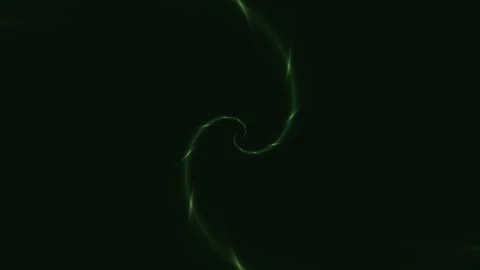 Abstract Green Spiral Light Seamless Loop Stock Footage 340632548