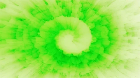 Abstract Green Spiral Pattern Stock Footage 289109400