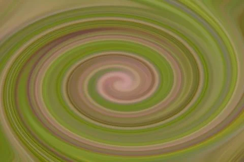Abstract green spiral pattern Stock Illustration