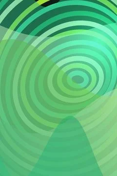 Abstract Green Spiral Pattern Stock Photos