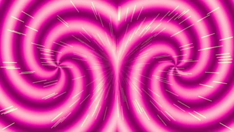 Abstract green spiral vortex hypnotic motion background loop Stock Footage 335521420