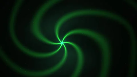 Abstract Green Spiral Vortex Light Animation Seamless Loop Background Video stock 344716871