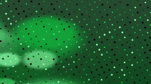 Abstract Green Spots Moving Across a Blurred Surface 库存影片 330120455