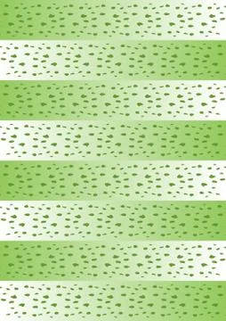 Abstract green spring background with gradient stripes and little green spl.. Stock Illustration