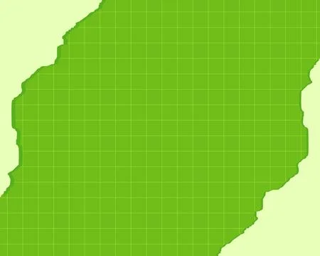 Abstract Green Square Grid with Ripped Pale Green Overlay Stock Illustration