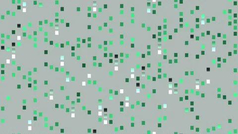 Abstract Green Square Particle Pattern Seamless Loop Stock Footage 340569076
