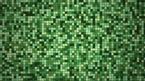 Abstract Green Square Pixel Pattern Background Illustrazione stock