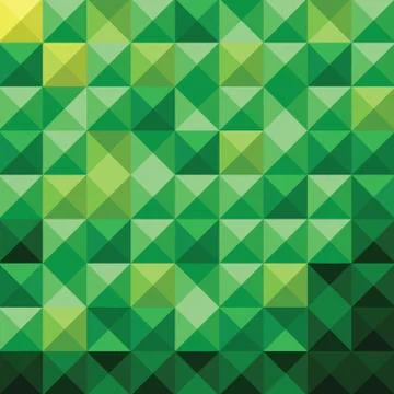 Abstract green squares pattern Illustrazione stock