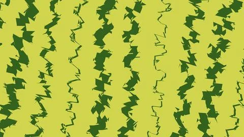 Abstract green striped pattern with wavy lines Illustrazione stock