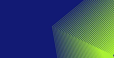 Abstract green stripes background with line art style Stock Illustration