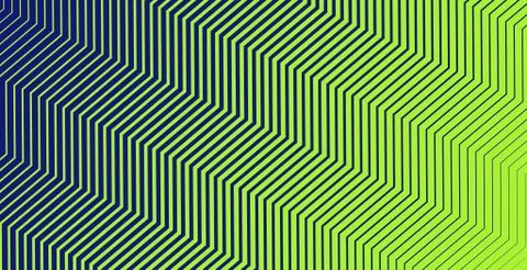 Abstract green stripes background with line art style Stock Illustration