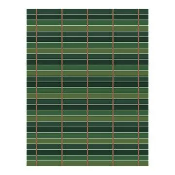 Abstract green stripes pattern forming modern background design Stock Illustration