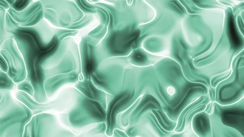Abstract green swirling liquid pattern Stock Footage 312565023