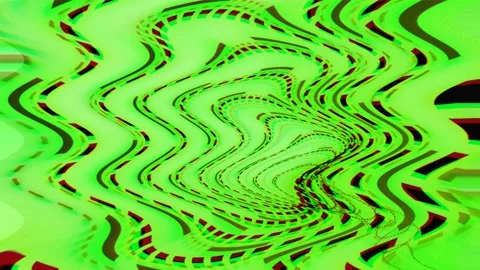 Abstract Green Swirling Pattern Stock Footage 289123319