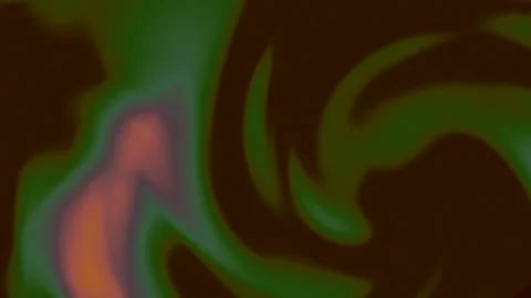Abstract green swirling patterns on dark background. 2d animation Stock Footage 345875493