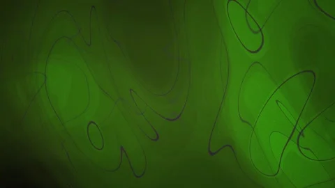 Abstract Green Swirls and Textures with Subtle Lighting Effects. Stock Footage 334491765