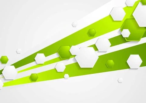 Abstract green tech background Abstract green tech bright background Copyr... Foto stock