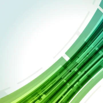 Abstract Green Tech Background Illustrazione stock