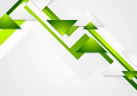 Abstract green tech corporate vector background Illustrazione stock