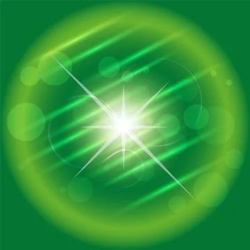 Abstract green technical with dots background Stock Illustration