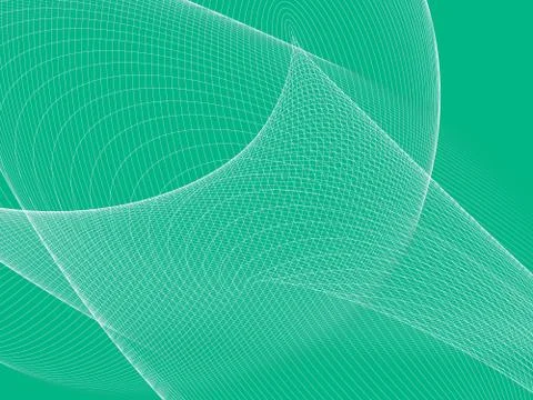 Abstract green techno background Stock Illustration