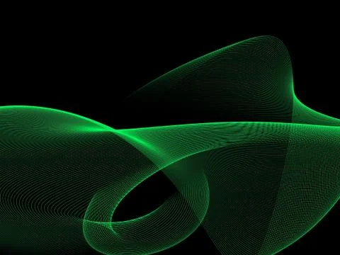 Abstract green techno background Stock Illustration