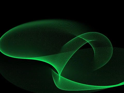 Abstract green techno background Stock Illustration