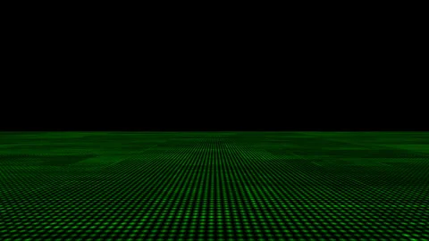 Abstract green techno motion space background Video stock 242642979