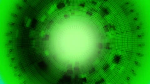 Abstract green technology background Vidéo 119670317