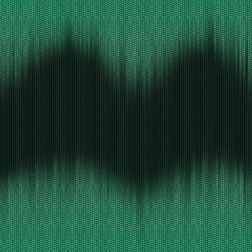 Abstract green texture with hexagonal tiles and vertical wavy gradient patterns Stock Illustration