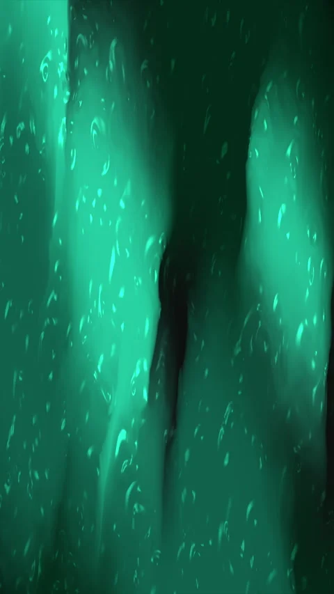 Abstract Green Texture With Liquid-Like Patterns and Light Effects Stock Footage 309946747