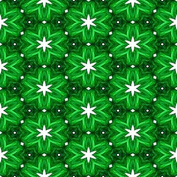 Abstract green texture or background with white stars with Christmas look mad Stock Illustration