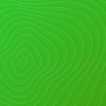 Abstract Green Topographic Map Background with Minimalist White Contour Lin.. Illustration